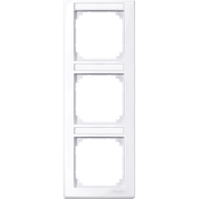 M-Smart bezel, 3-tag.bracket, vertical mounting, active white, glossy-3606485095974