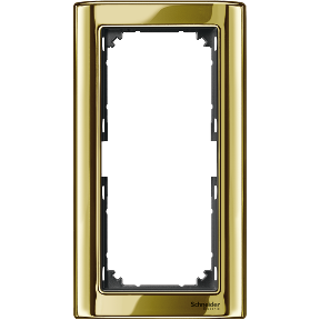 M-Star frame, 2-piece center bridge without parts, polished brass/anthracite-3606485096841