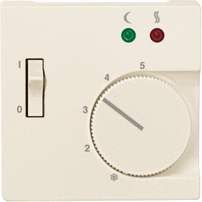 Anahtarlı zemin termostatı için merkezi plaka, beyaz, System M-3606485007250