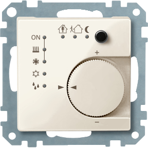 KNX 4g P-b a.yüzlü termostat beyaz Sis-M-3606480351709