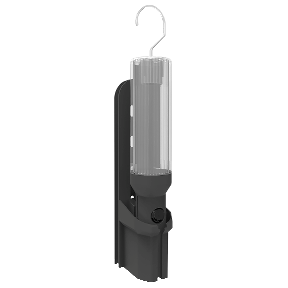 Portable lamp LED - Plastik Panjur - IP54 - Ölçü: 223x223mm - RAL7035-3606481190390