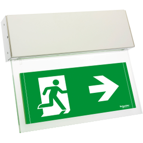 Lys - Emergency Exit Sign - Exiway Power Control - Led - Wall Mount-3606480699160