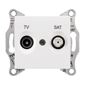 Sedna - Tv/Sat Output Search - 8Db White-8690495054682