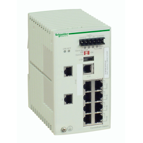 Ethernet Tcp/Ip Managed Switch - Connexium - 8 Ports Copper + Fiber Optic-3595863892611