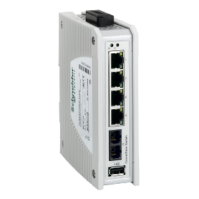 ConneXium Premium Unmanaged Switch - 4 ports for copper + 1 port for fiber optic multimode-3606481337382