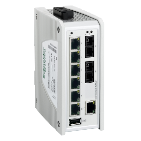 ConneXium Premium Unmanaged Switch - 7 ports for copper + 2 ports for fiber optic singlemode-3606481337412