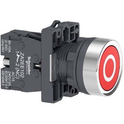 1 NC Red Marked pushbutton-3606480673665