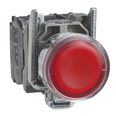 Işıklı buton, kırmızı-3389110892147