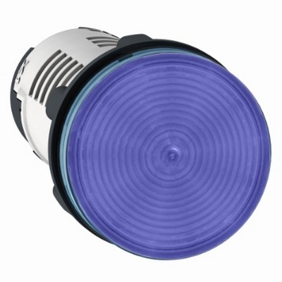 Yuvarlak sinyal lambası Ø 22 - mavi - entegre LED - 230..240 V-3389119021913