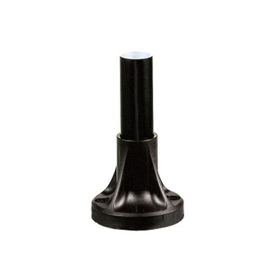 FIXING BASE WITH BLACK SUPPORT PIPE 80MM-3389110673579