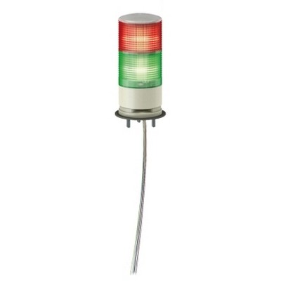 IP42 Kornalı Kırmızı &Yeşil φ60mm Monoblok Işıklı Kolonlar 24V AC/DC LED Sabit ışıklı-3606480390241