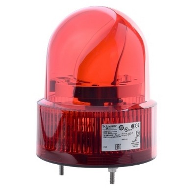 120mm Rotating Mirror Lamp Red 24VAC-DC-3606480033155
