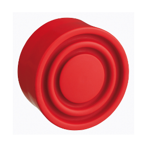 Dairesel Basmalı Düğme Ø22 İçin Kırmızı Koruyucu Kapak-3389110612820