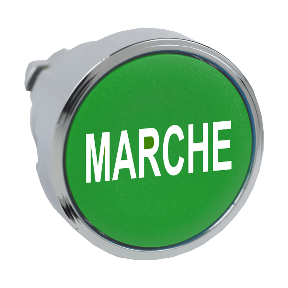 Yeşil Sıva Altı Basmalı Düğme Başlığı Ø22 Yaylı Dönüş "Marche"-3389110887556