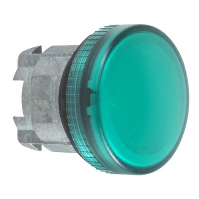 Green Pilot Light Head Ø22 Flat Lens For Integrated Led-3389110895001