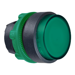 Green Projecting Lighted Push Button Head For Integrated Led Ø22 Push-Push-3389110905922