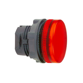 Ba9S Ampul İçin Kırmızı Pilot Işığı Başlığı Ø22 Oluklu Lens-3389110072181