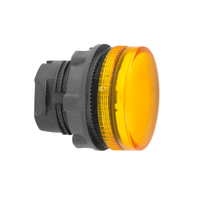 Orange Pilot Light Head Ø22 Slotted Lens-3389110072198 For Ba9S Bulb