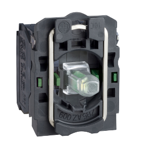 110...120V Body/Green Light Block with Fixing Collar 2Na-3389110908855 with Integrated LEDs