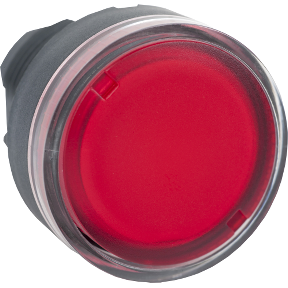 Ba9S Ampul İçin Kırmızı Sıva Altı Işıklı Basmalı Düğme Başlığı Ø22 Yaylı Dönüş-3389110909951