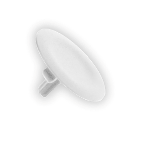 White Cap For Circular Push Button Ø22 Unmarked-3389110090604