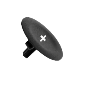 Black Head + Marked For Circular Push Button Ø22-3389110105803
