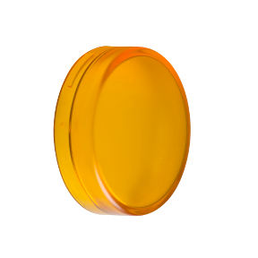 Yellow Flat Lens For Circular Pilot Light Ø22 With Integrated Led-3389110099959