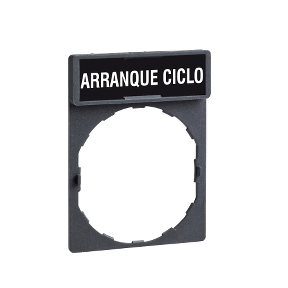 Written 8 X 27 Mm Letter Holder 30 X 40 Mm Arranque Ciclo Marked-3389110201277